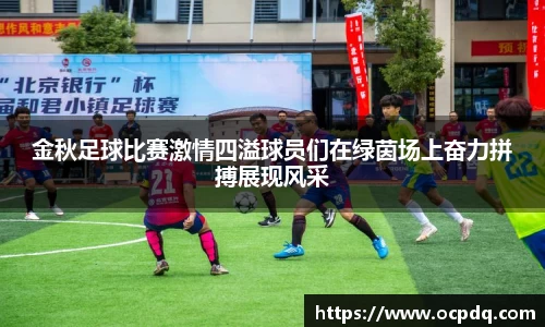 金秋足球比赛激情四溢球员们在绿茵场上奋力拼搏展现风采